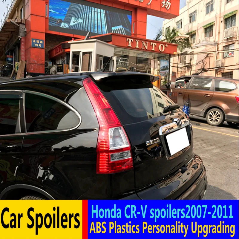 Для Honda CR-V спойлер 2007-2011 Премиум абс материал заднее крыло автомобиля праймер