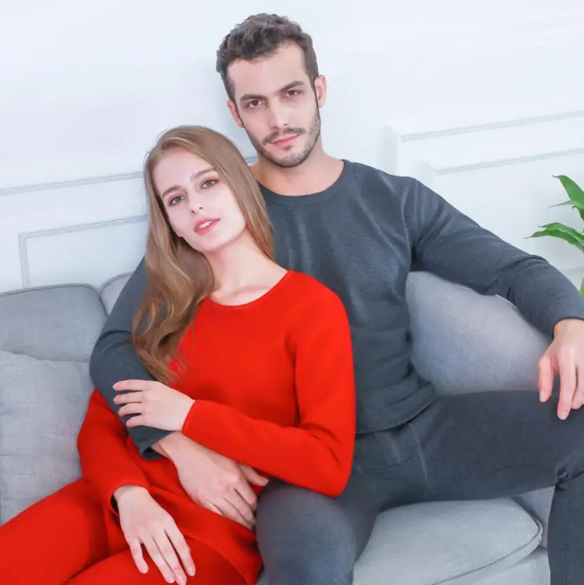 Зимнее нижнее белье женская одежда Intimo Donna костюмный Баян Termal Tayt с круглым