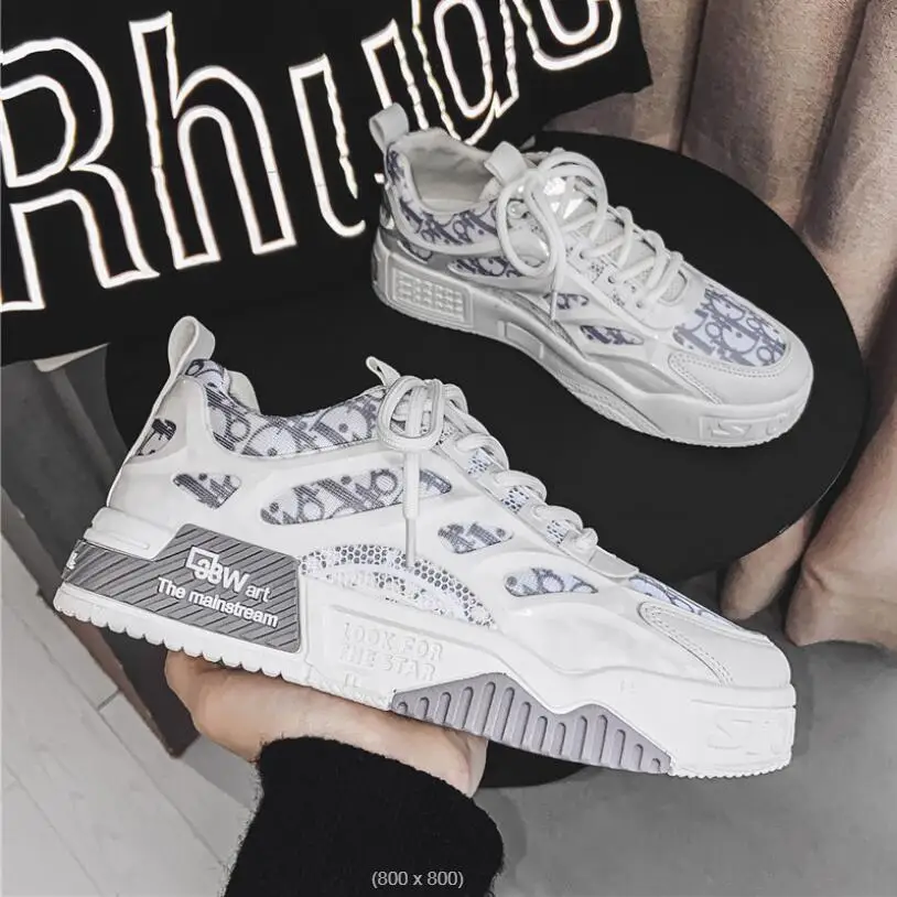 

Men's shoes autumn winter 2021 new High top board shoes Fashion cBreathable casual shoes sports running shoes tenis masculino