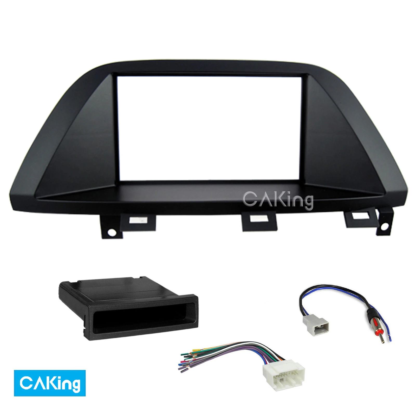 Одиночная/двойная Din Автомобильная фасция радио Панель жгута антенна для Honda Odyssey