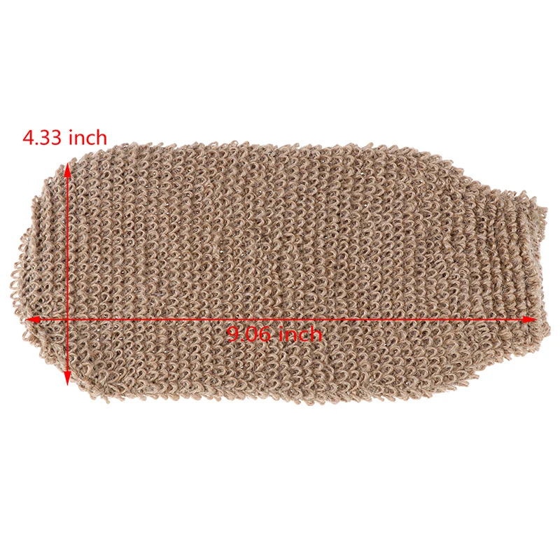 

1Pcs Fibre Bath Gloves Exfoliating Skin Wash Foam Towel Massage Back Shower Scrubber Hemp Body Cleaning Towel Sponges