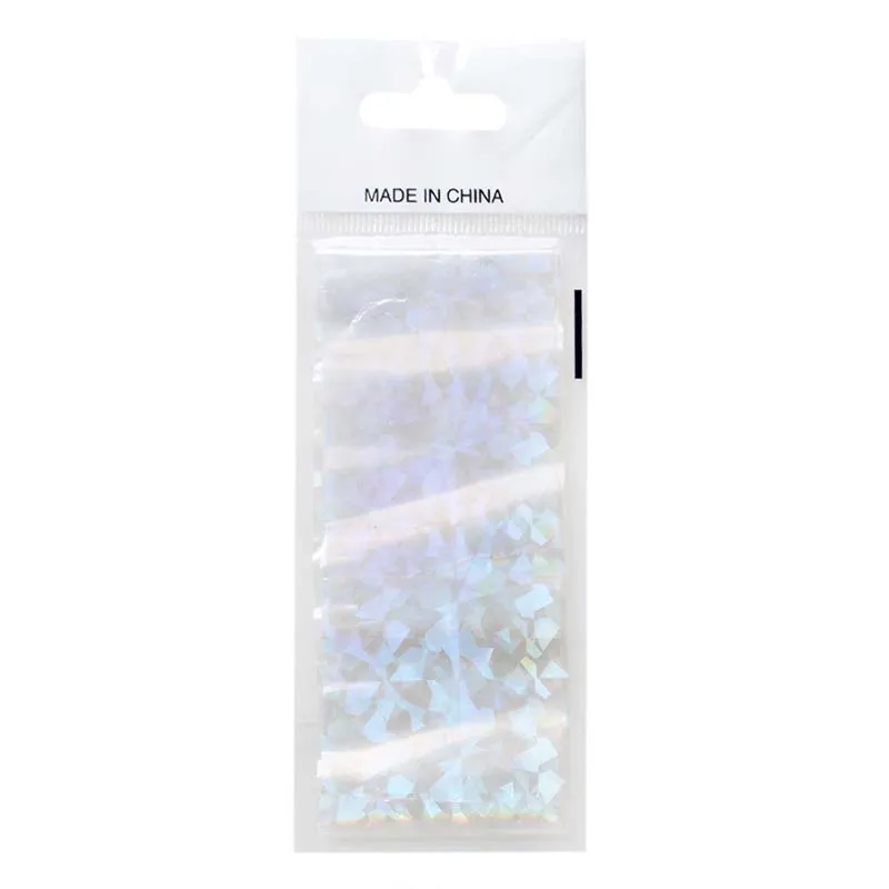 Звездное небо наклейки на ногти из фольги набор прозрачный AB Цвет Дизайн ногтей