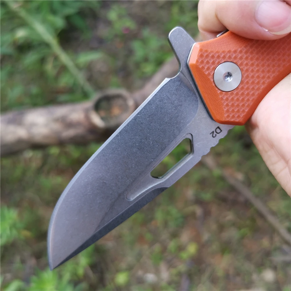 Складной нож с рукояткой 60-61HRC D2 G10 карманный тактический для повседневного