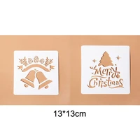 christmas theme lace ruler handmade diy album hand account making painting drawing openwork template stencils for scrapbooking