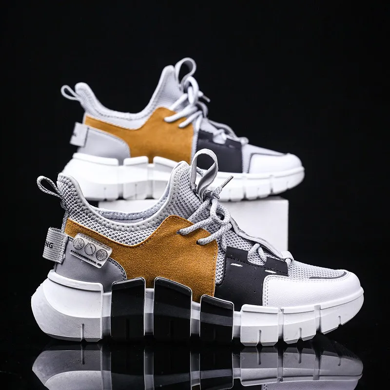 

Height Increasing Men Sports Shoes Mesh White Sneakers Light Breathable Comfortable Casual Shoes for Men Running Walking Sneaker