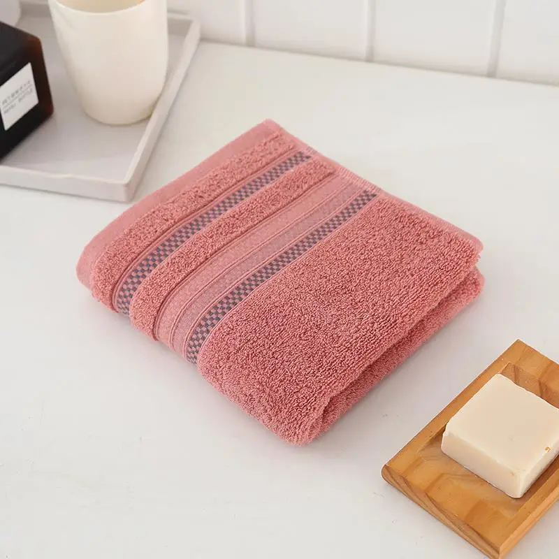 

2/3 Pcs Towels Bathroom High Quality Super Absorbent Soft Cotton Bathroom Towel Hand Towel 34x74cm Cotton