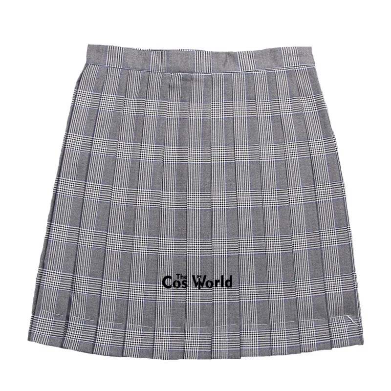 

Женская летняя японская плиссированная клетчатая юбка с высокой талией для школьной формы JK