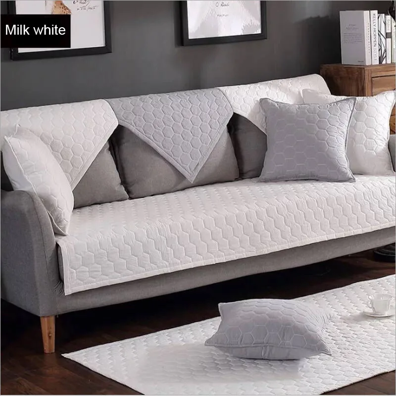 1 шт. однотонный чехол для дивана скандинавский минималистичный стиль хлопковая