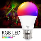 Умная лампа Zigbee, 123 шт., 910 Вт, RGB B22, управление через приложение для Tuya Smart Life, Smartthings, Alexa, Google Home