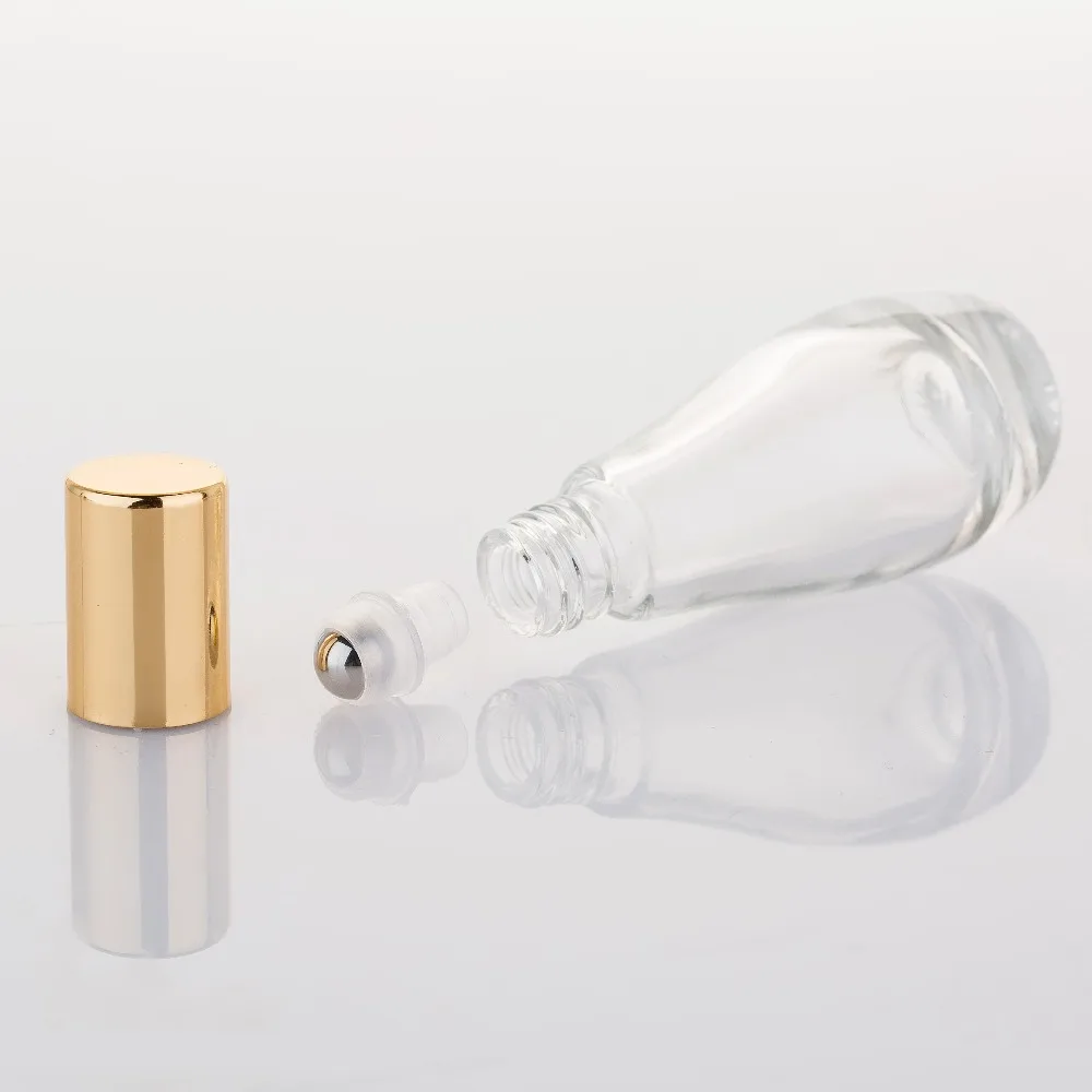 12 мл мини эфирные масла металлический роликовый шар стеклянные флаконы для духов