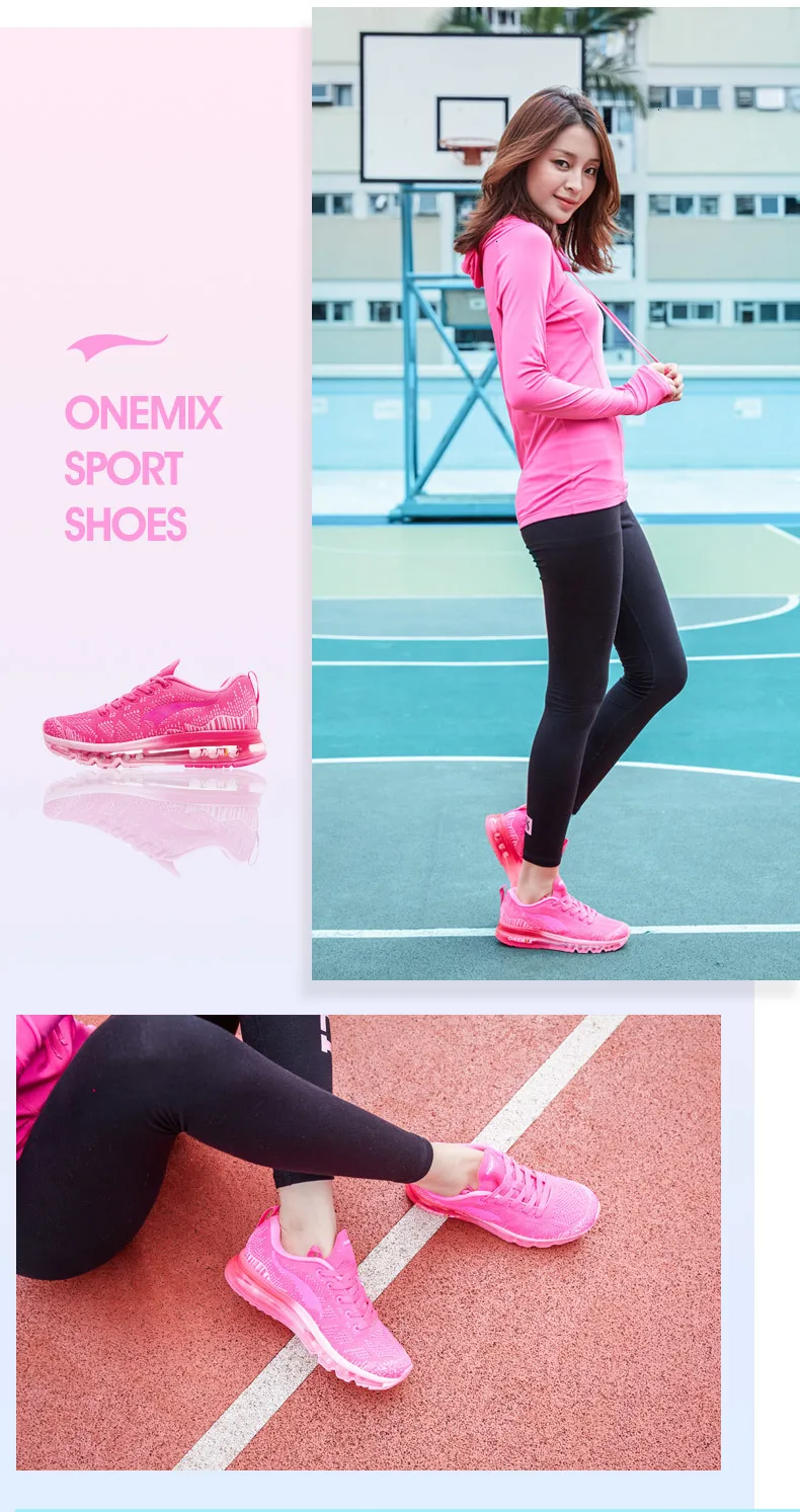ONEMIX/кроссовки; женская спортивная обувь; дышащая тканая спортивная обувь на воздушной подушке; женская обувь для тренировок; кроссовки; женские светильник