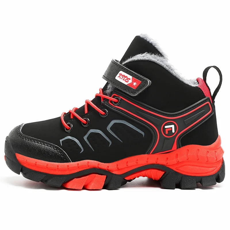 Winter Sports Hiking Shoes Boy Anti-Skid Claw Trekking Shoes Kids Climbing Footwear Waterproof Children Shoes Autumn Sneakers