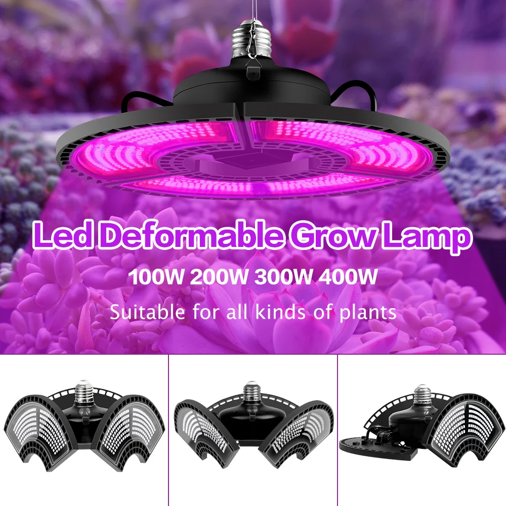

E27 Plant Lamp LED Full Spectrum 220V Phytolamps Grow Tent 100W 200W 300W 400W Fito Lamps Indoor Hydroponic Bulb Growth Lighting