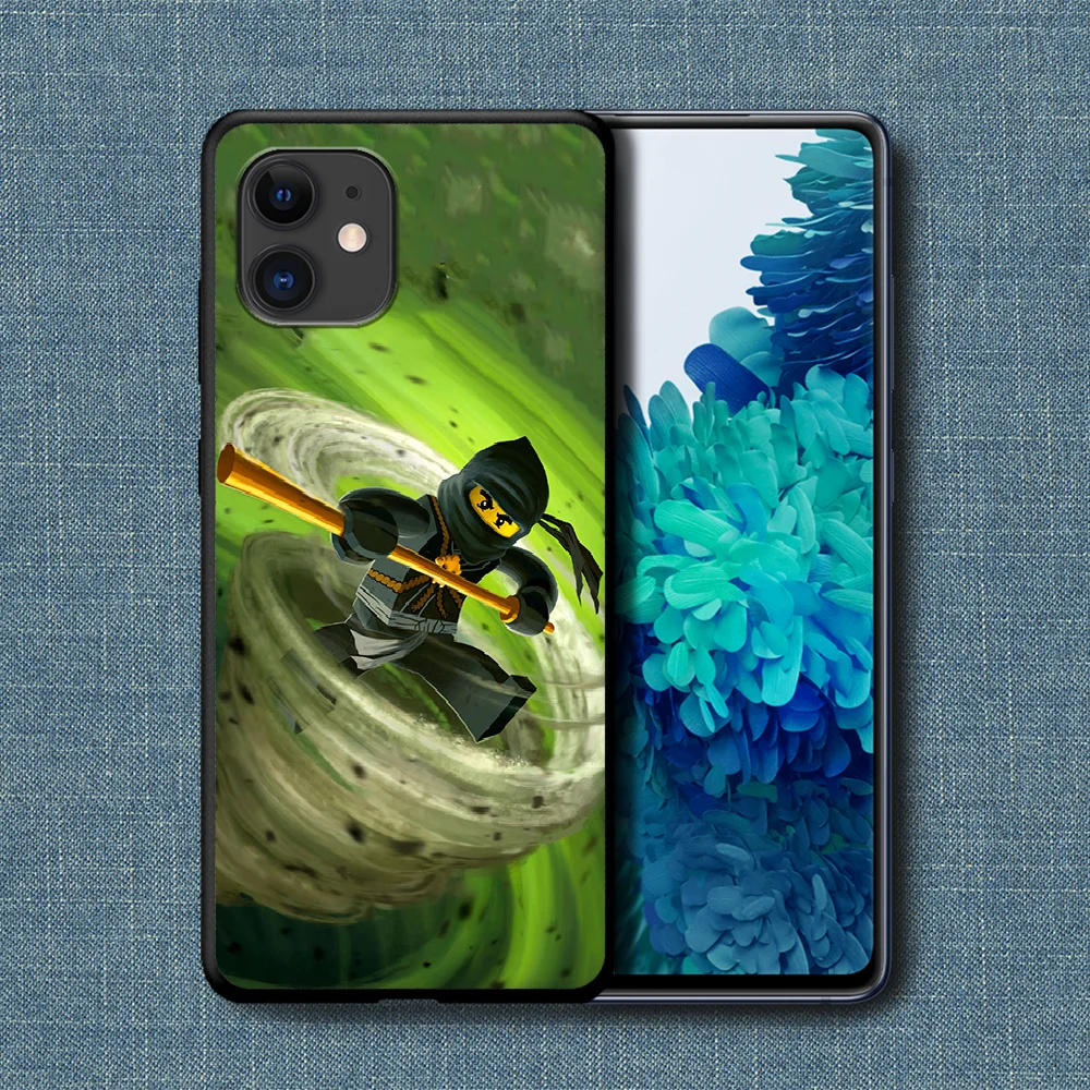 

Legos Ninjago Phone Case For iPhone 4 4s 5 5S SE 5C 6 6S 7 8 Plus X XS XR 11 12 Mini Pro Max 2020 black Cover Trend Shell Tpu