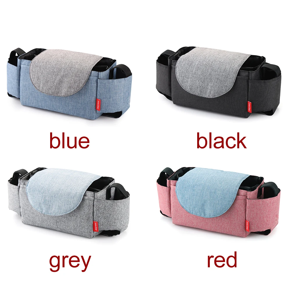 

Multi Pocket Multifunction Collection Stuff Stroller Use Durable Diaper Organizer Storage Bag Hanging Straps Flip Type Shopping