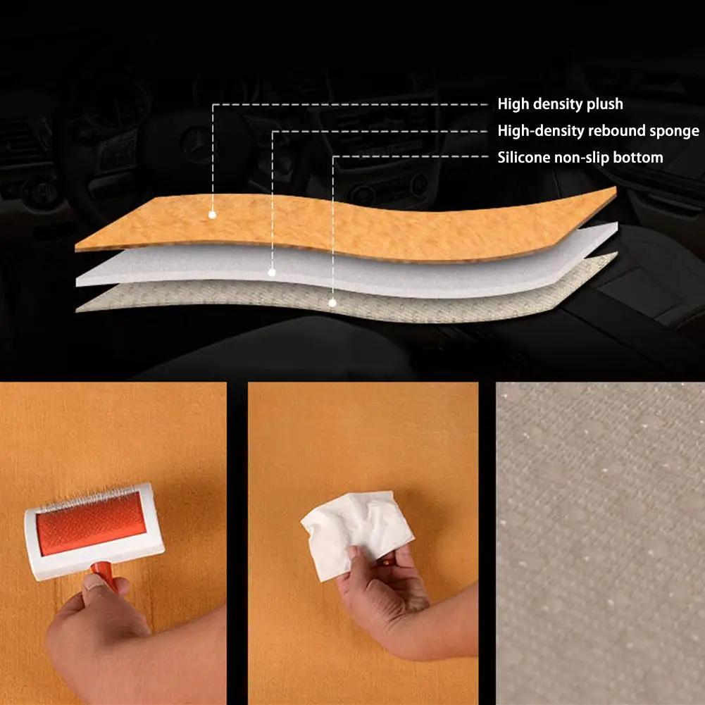 

5PCS Artificial Wool Car Seat Cushion Winter Warm Plush Cushion Anti-static Breathable Moisture-proof Car Seat Cushions Set