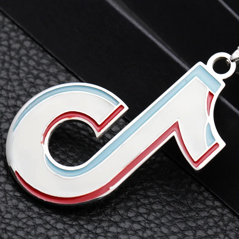 Rap Inspired Tick Note Necklace Pendant Tock Hip Hop Trendy Music Jewelry Stainless Steel Rock Chain Live broadcast Fans Gift | Украшения и