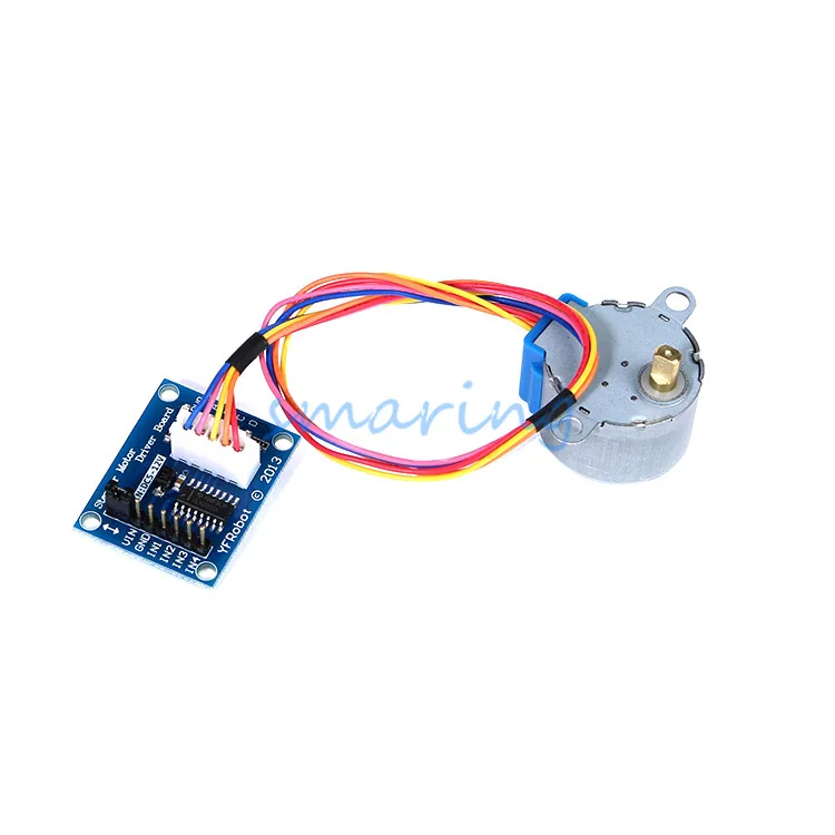Шаговый двигатель 5V -12V 5 Wire + плата шагового двигателя ULN2003 для Arduino DIY Robot Arm Smart Car
