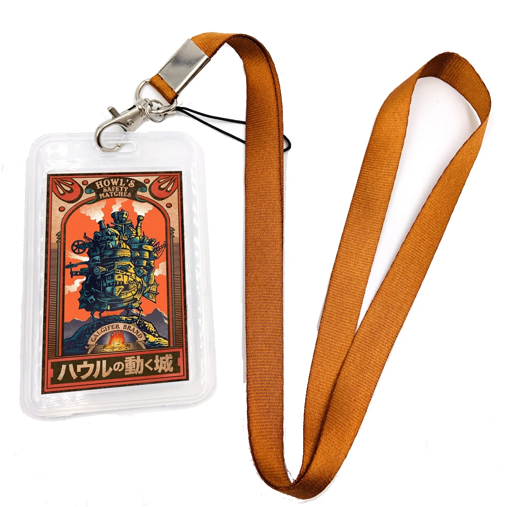 Ходячий замок коричневый шейный регулируемый ремешок на шею ключей ID карты Пасс