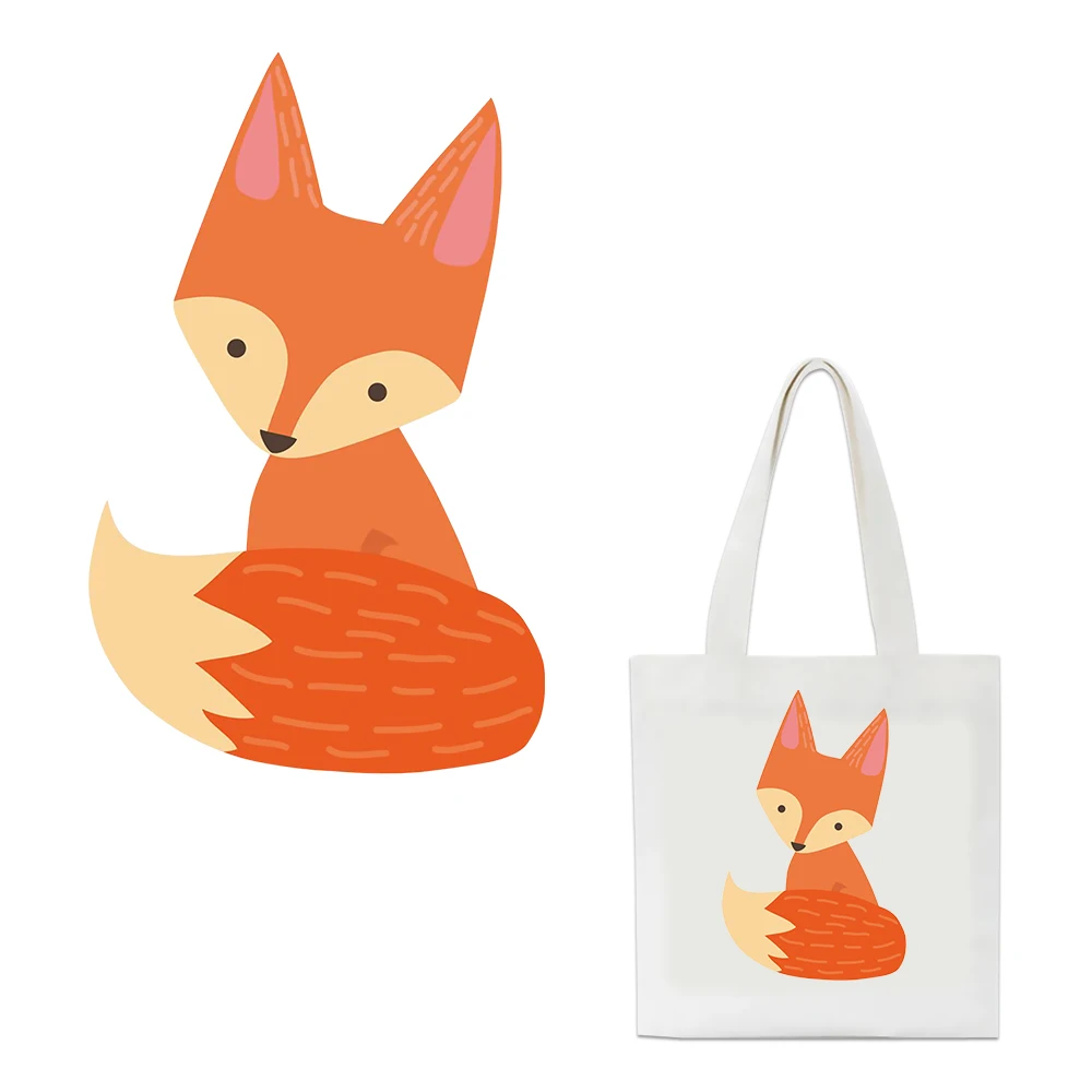 Термонаклейка сделай сам с изображением мультяшных животных нашивка для одежды