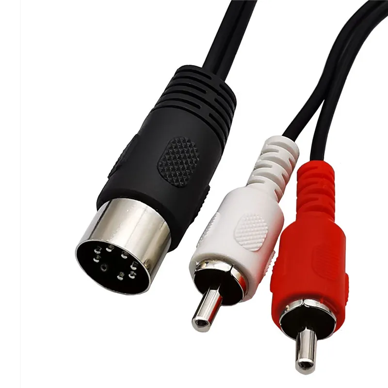 Кабель MIDI с 7-контактным разъемом папа на 2 штекера двумя RCA аудиокабель * 0 5 м 1 |