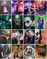 acrylic pigment diy by numbers the joker art picture set coloring decorative canvas wall artcraft oil painting by numbers