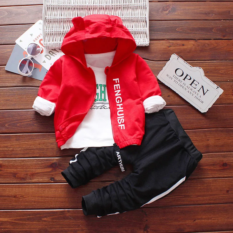 Одежда для мальчиков весна-осень новое Свободное пальто с узором Кепка капюшоном