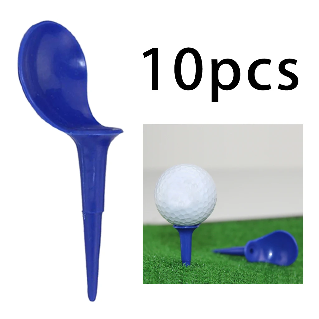 10Pcs Unbreakable Chair Shape Golf Tees 82mm Golfing Driving Range Training Aids Accessory Replacements |