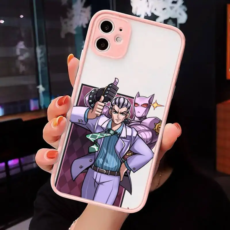 

JOJO BIZARR ADVENTUR Phone Cases Matte For iPhone 12 Mini 11 Pro XR XS Max 7 8 Plus X Hard PC Back Cover