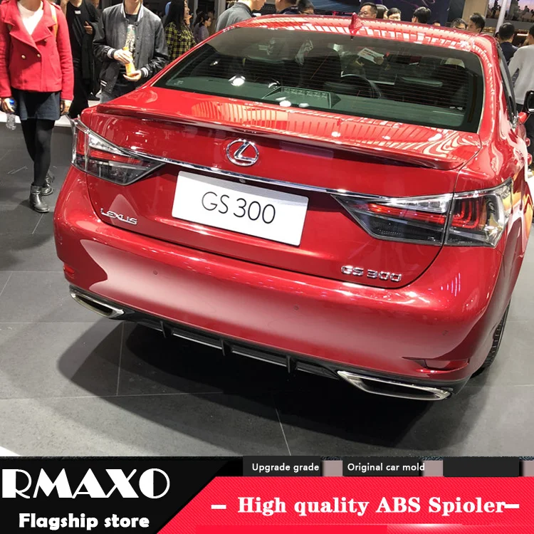 Спойлер для LEXUS GS250 GS300 GS200 2013 2017 высококачественный АБС пластик автомобильный
