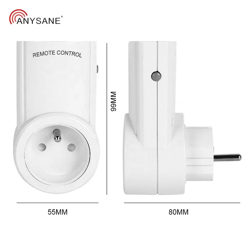 Беспроводной дистанционный переключатель розетка французская электрическая