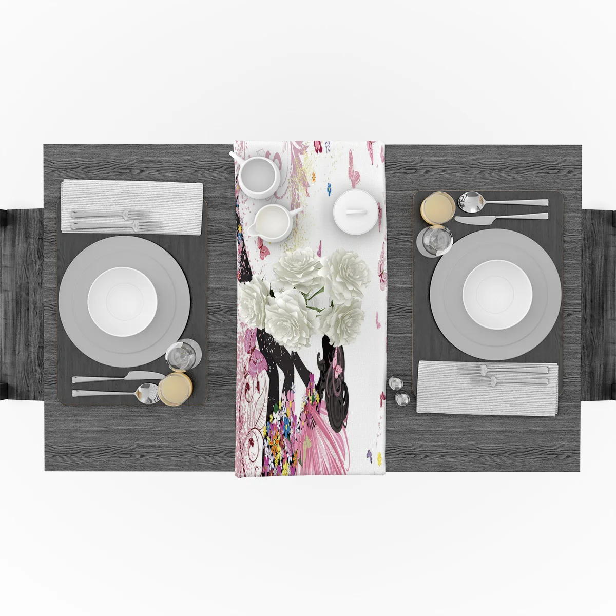 Африканский женский столик дорожка для девочек винтажный Свадебный пикника