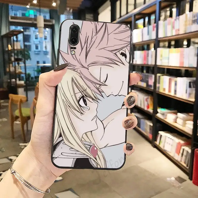 

Fairy Tail Anime Natsu Lucy Phone Case For Huawei honor Mate P 10 20 30 40 Pro 10i 9 10 20 8 x Lite