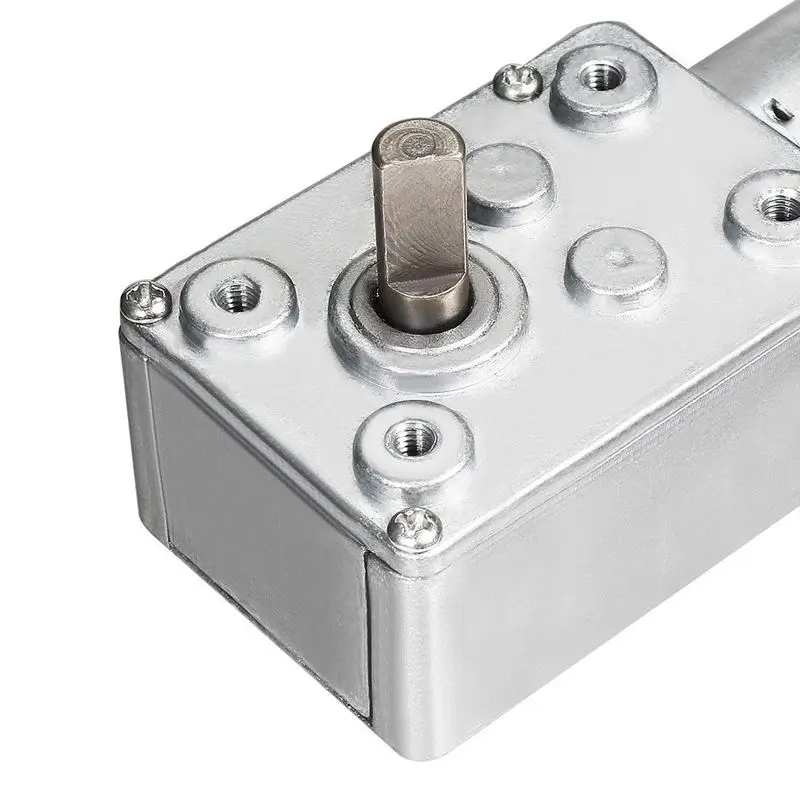 DC 24V 1RPM червячный мотор редуктор 6 мм вал с высоким крутящим моментом турбинный