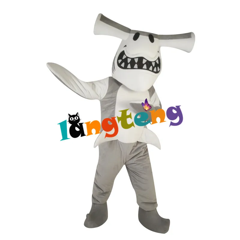 

905 Grey Shark Tiger Shark Mascot Costume Adult Cospla Cartoon Character Suit For Life Size