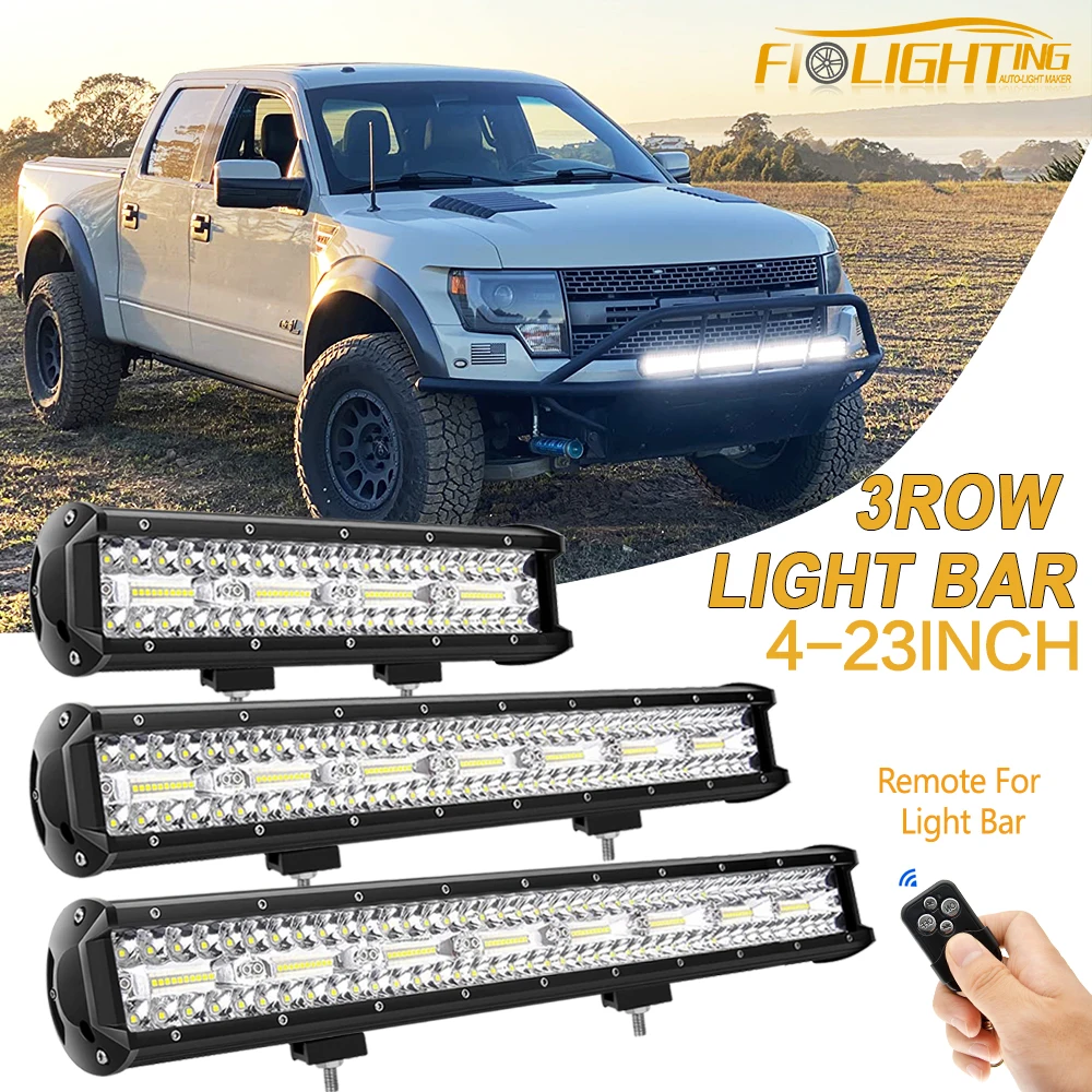 LED Bar 4-32 Inch  Led Headlight  Work Light Combo Beam Universal Led Fog Lights For Car Tractor Boat OffRoad 4x4 Truck SUV ATV