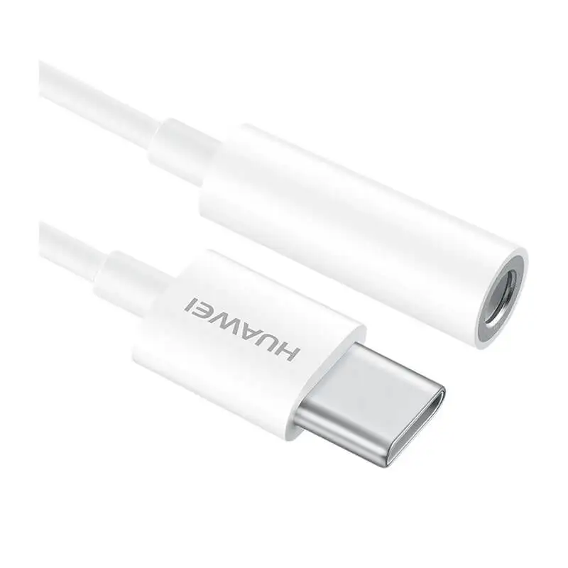Оригинальный адаптер USB Type C для наушников 3 5 мм аудиокабель Aux Huawei P30 Pro nova 7 6 honor magic