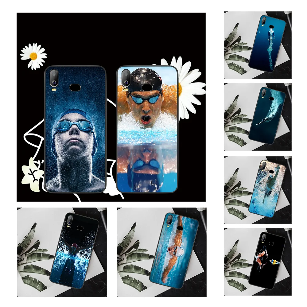NBDRUICAI michael phelps чехол для телефона плавания Samsung A10 A20 A30 A40 A50 A70 A71 A51 A6 A8 2018|Бамперы| |