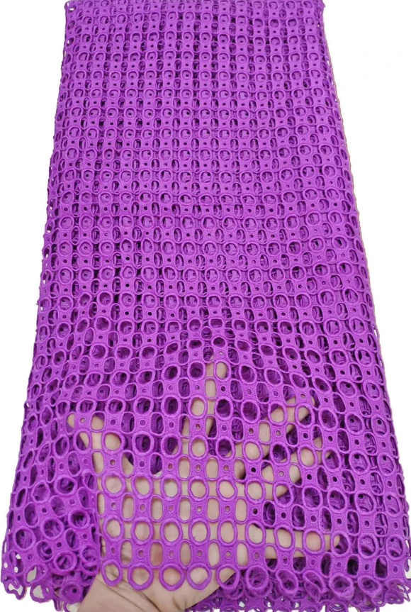 2019 Новый дизайн Африканский молочный шелковый шнур кружева гипюровая кружевная