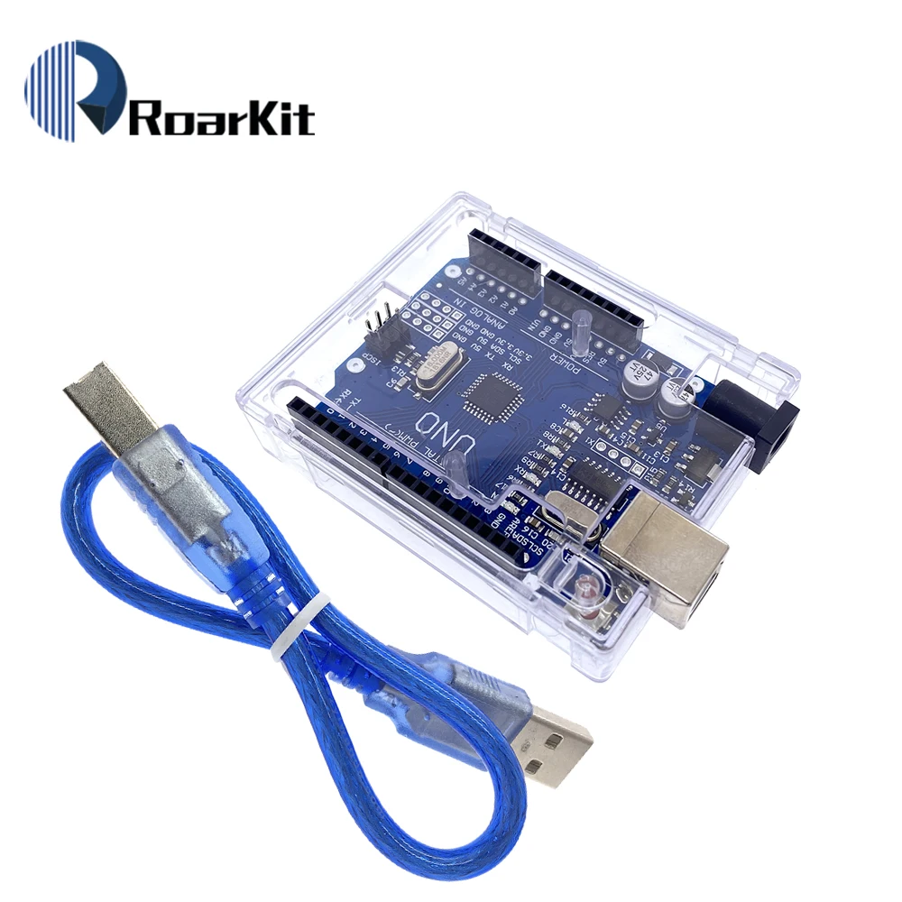 Один комплект UNO R3 (CH340G) CH340 MEGA328P для Arduino с USB кабелем|uno r3|uno r3 unouno ch340g |