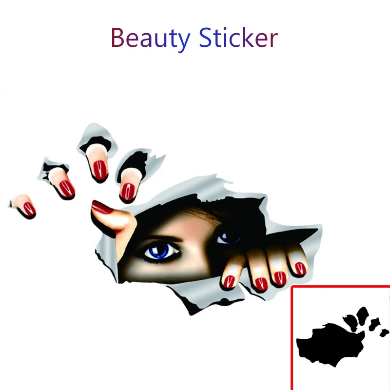 Автомобильные 3D наклейки Atreus с глазами для Subaru Forester XV Toyota Corolla Avensis RAV4 Забавный