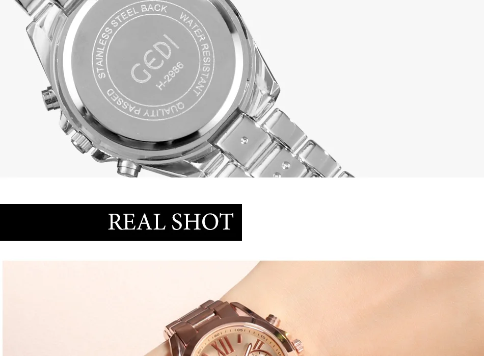 GEDI розовое золото женские часы женские кварцевые часы лучший бренд кристалл Роскошные женские наручные часы девушка часы reloj mujer
