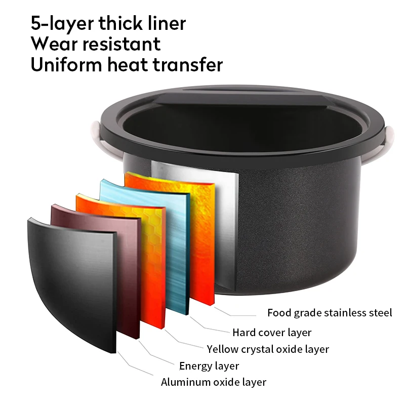 

500CC Wax Heater Hair Removal Machine LCD Display Smart Waxing Machine SPA Hand Feet Body Epilator Paraffin Wax Warmer Fast Heat