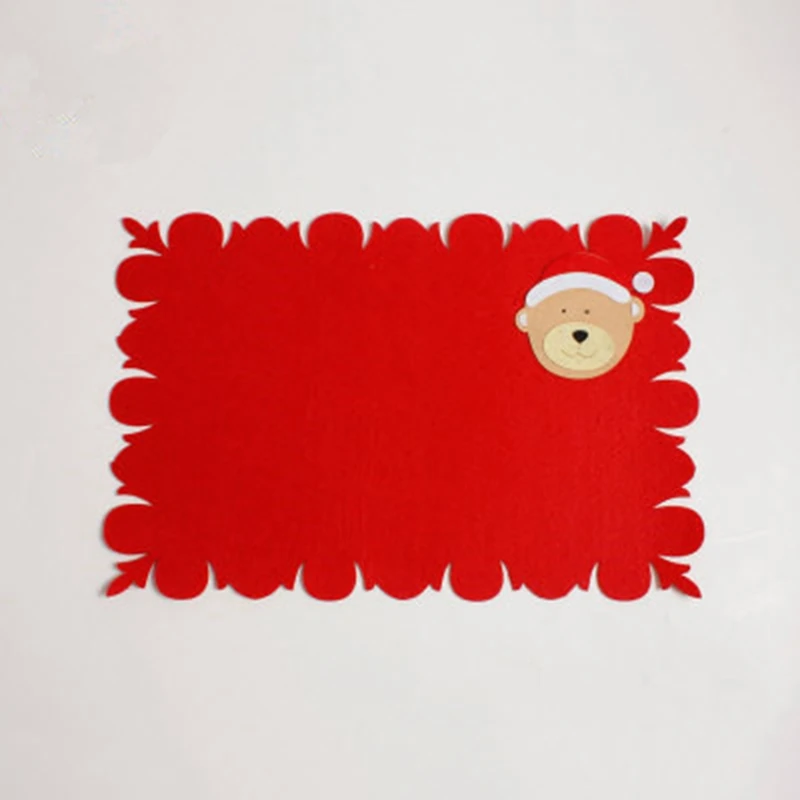 1 шт. новая мультяшная Рождественская елка Снеговик нетканый материал столовая