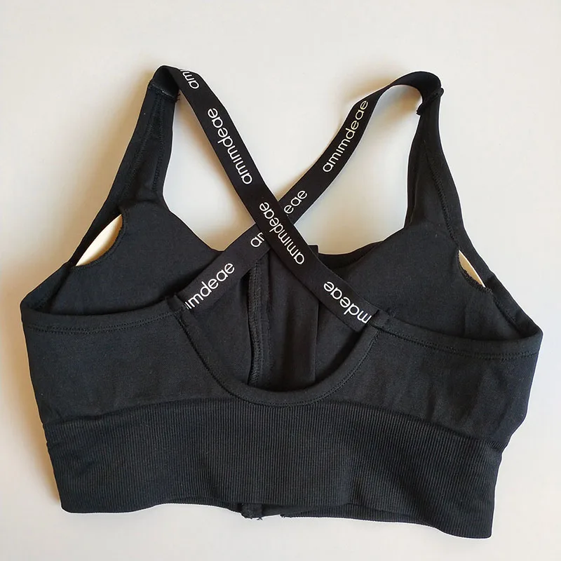 Бюстгальтер на молнии со сборками с защитой от провисания спортивный