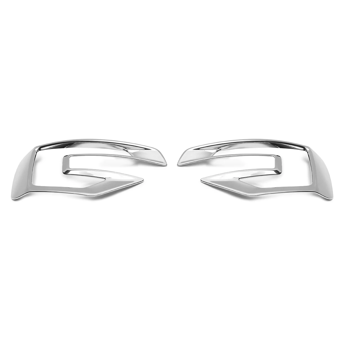 

1 Pair Car Chromed ABS Front Fog Lamp Cover Fog Light Trim For Explorer 2016-2017 Car Styling