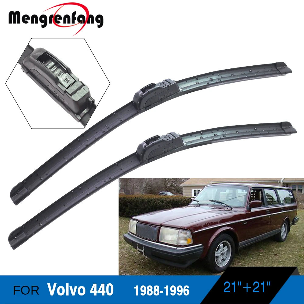 Щетки стеклоочистителя для Volvo 440 мягкие резиновые щетки переднего J Hook Arms 1988 1989 1990