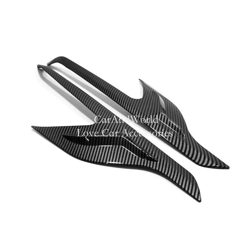 

For Toyota Alphard Vellfire 2015-2021 Headlights Frame Head Light Eyebrow Protector Cover Trims ABS Chrome ​Car Accessories