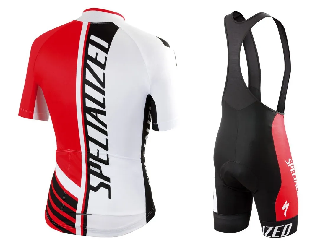 

Specialized Men Road MTB Cycling Jersey Set Short Sleeve Quick Dry Summer Bicycle Racing Clothes Team Cycling Bib Shorts Gel Pad