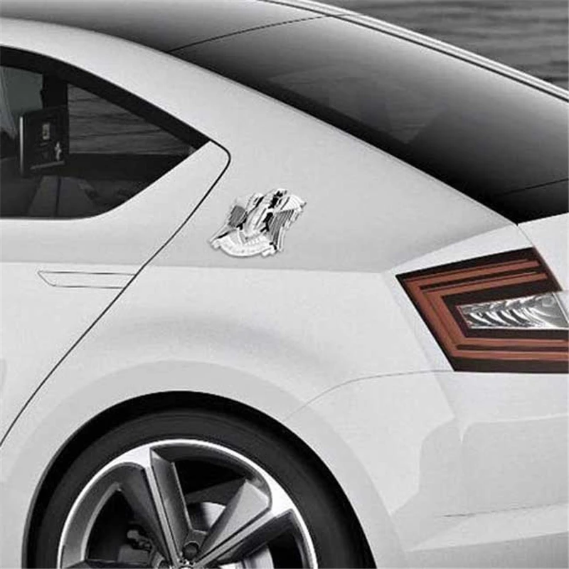 Персонализированная наклейка классная эмблема орла 3D стикер для стайлинга